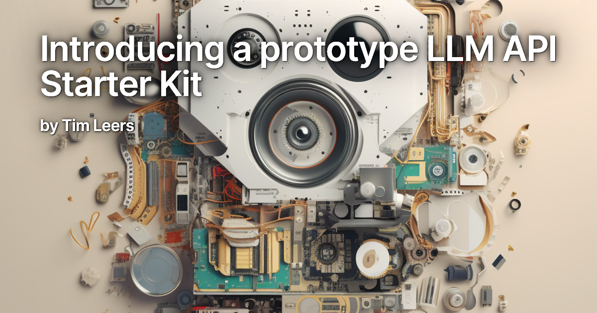 Llm Api Role Introducing a prototype LLM API Starter Kit